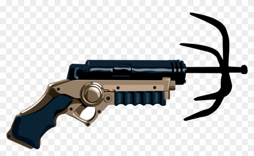 Rime Clipart Firearm - Batman Begins Grapple Gun #612376