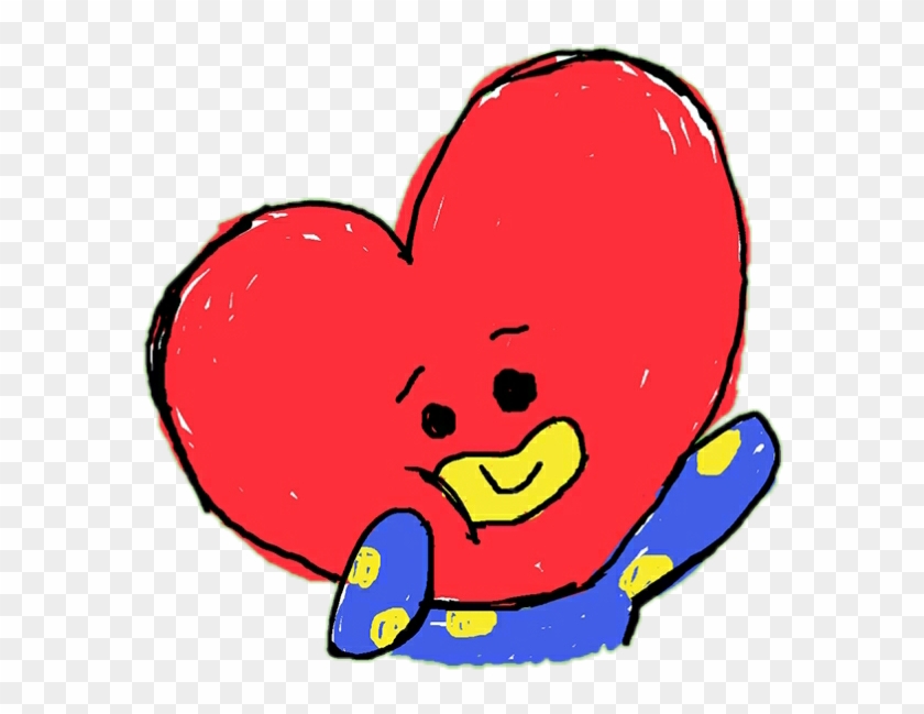 Bts V Tata Bt21 Sticker By Mysterymasterp - Tata Bt21 - Free Transparent  PNG Clipart Images Download