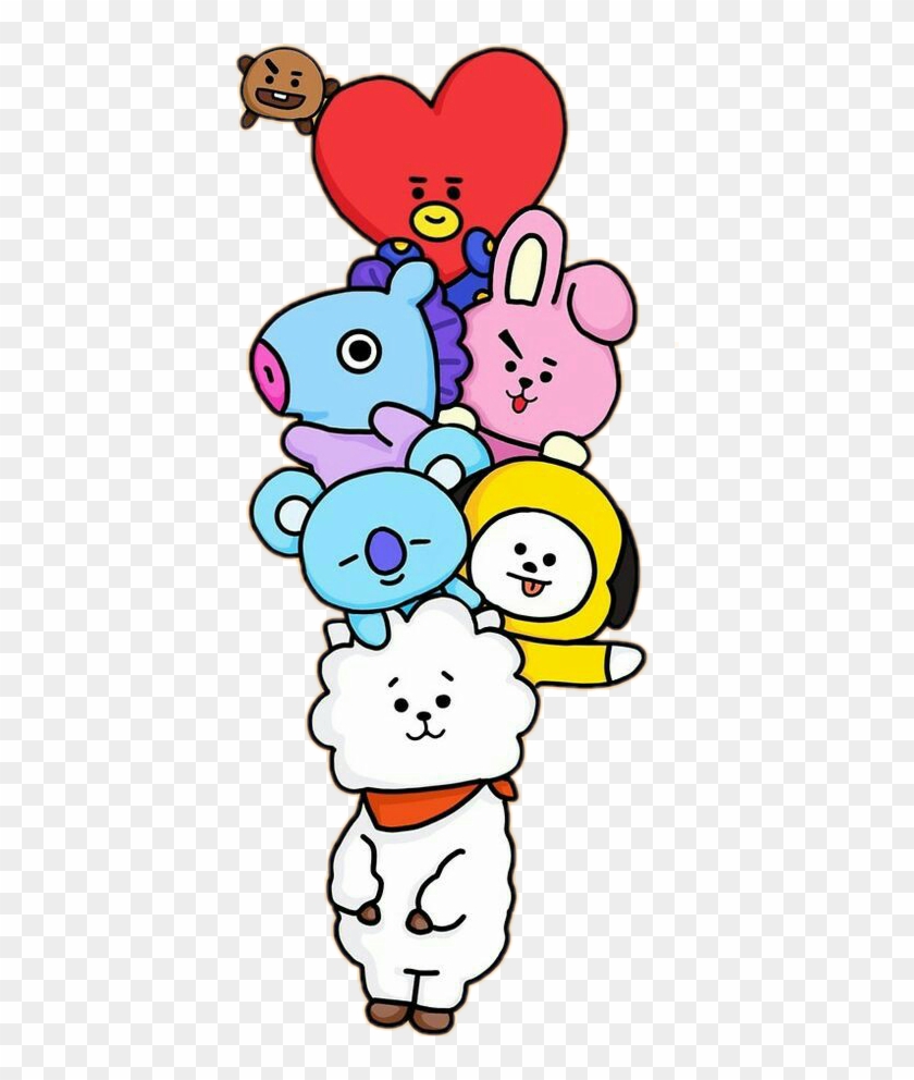 Bt21 Sticker - Shooky And Cooky #612505