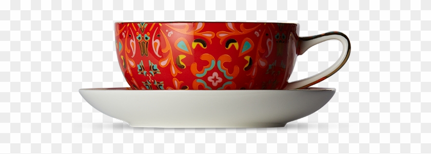 Marigold Magic Pink Cup & Saucer - Coffee Cup #612533