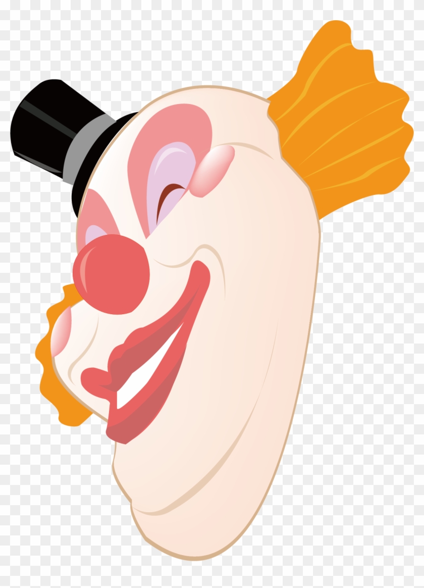 Mask Clown Illustration - Mask Clown Illustration #612569