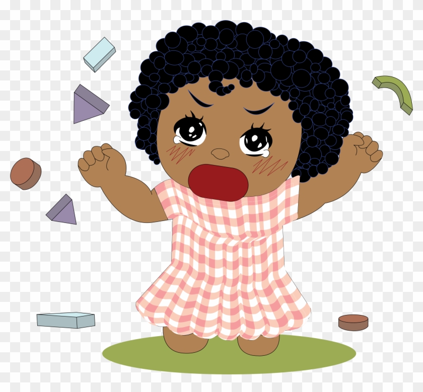 This Free Icons Png Design Of Little Girl Tantrum - Girl Tantrum Clipart #612713