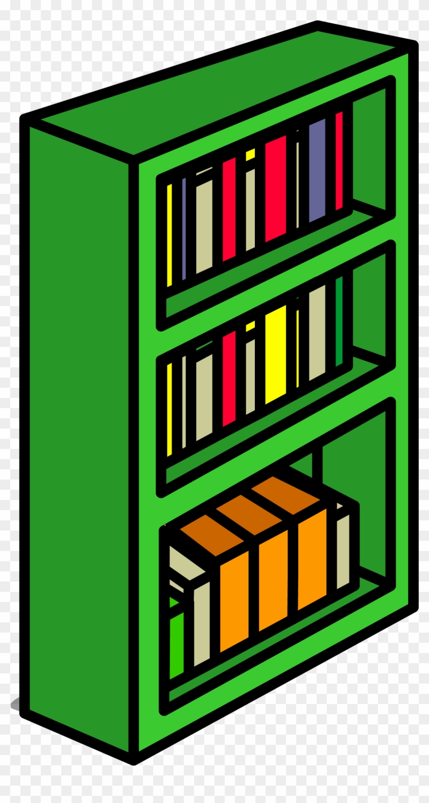 Green Bookcase Sprite 010 - Bookcase #612921