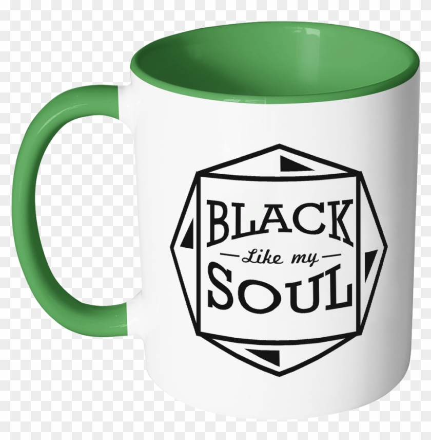 Black Like My Soul Best Cool Funny Gag Gift Hip 11oz - Like A Boss Pug Dog Black 11 Oz Accent Coffee Mug #612927