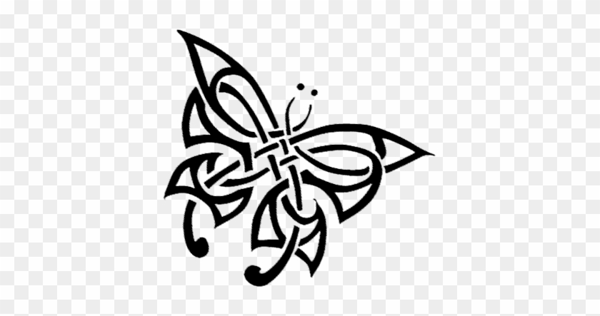 Celtic Symbolism - Celtic Butterfly Tattoo Designs #612925