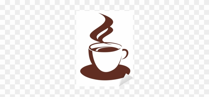 Doodle Sketch Of Steaming Coffee Cup Sticker • Pixers® - Cup Of Coffee #612960