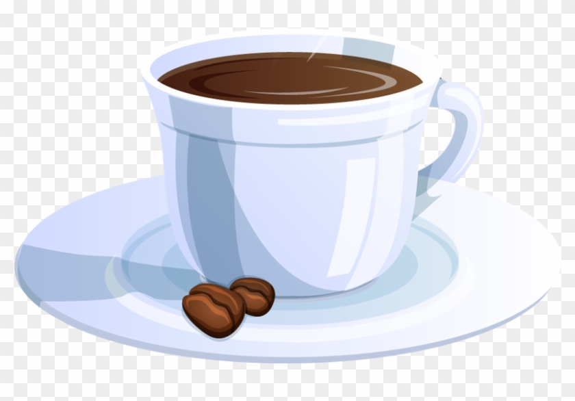 Coffee Cup With Coffee Beans - Coffee #613078