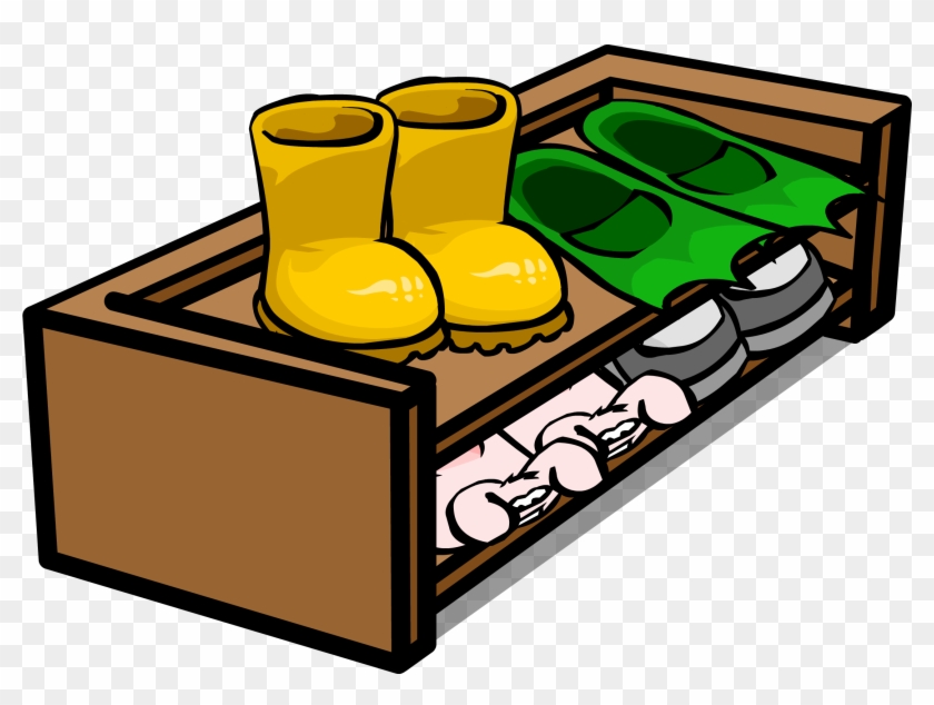 Shoe Rack Sprite 006 - Shoe Rack Clipart #613175