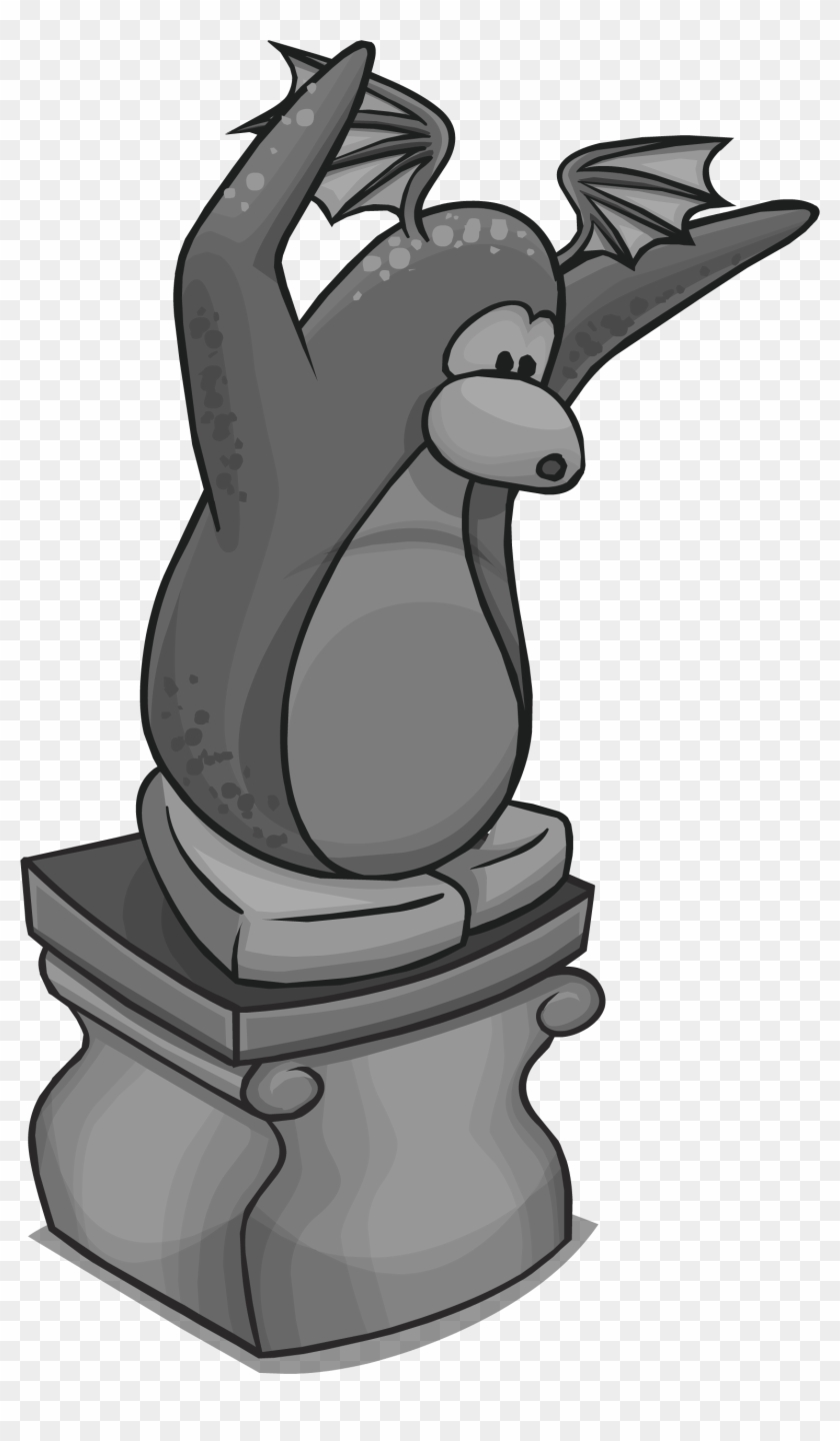 Spooky Penguin Statue Sprite 009 - Ststue Sprite #613183