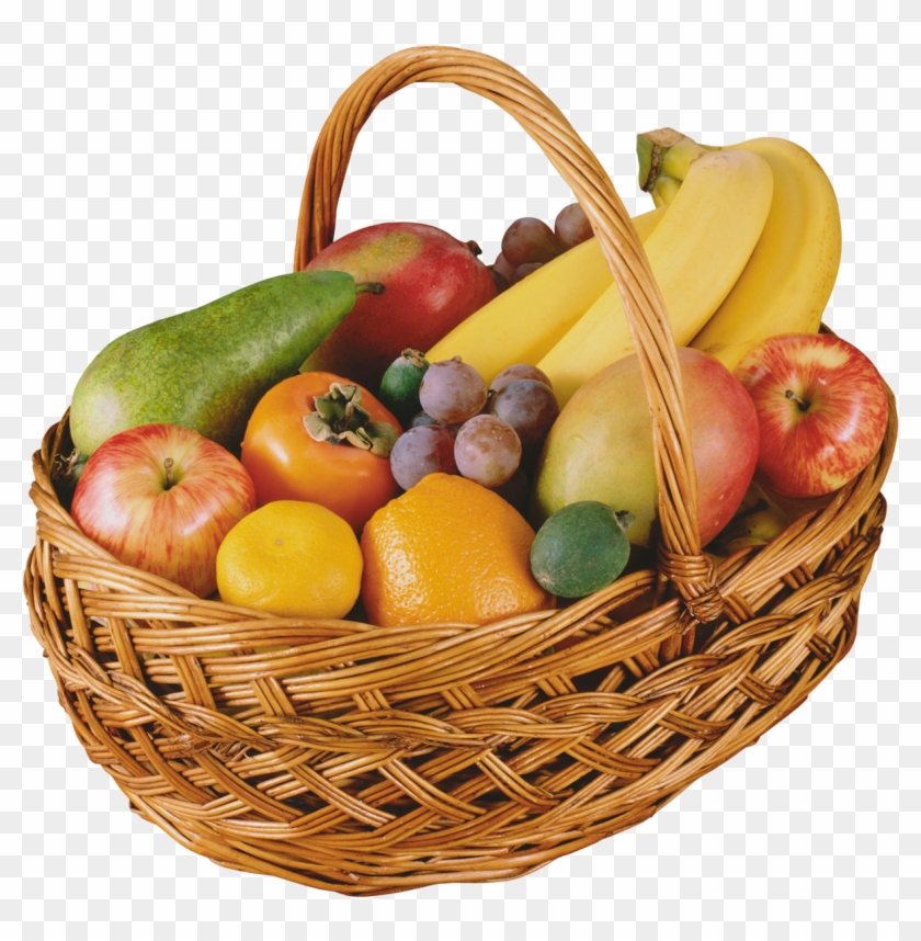Fruit Basket Png Clipart - Fruit Basket Png #613392
