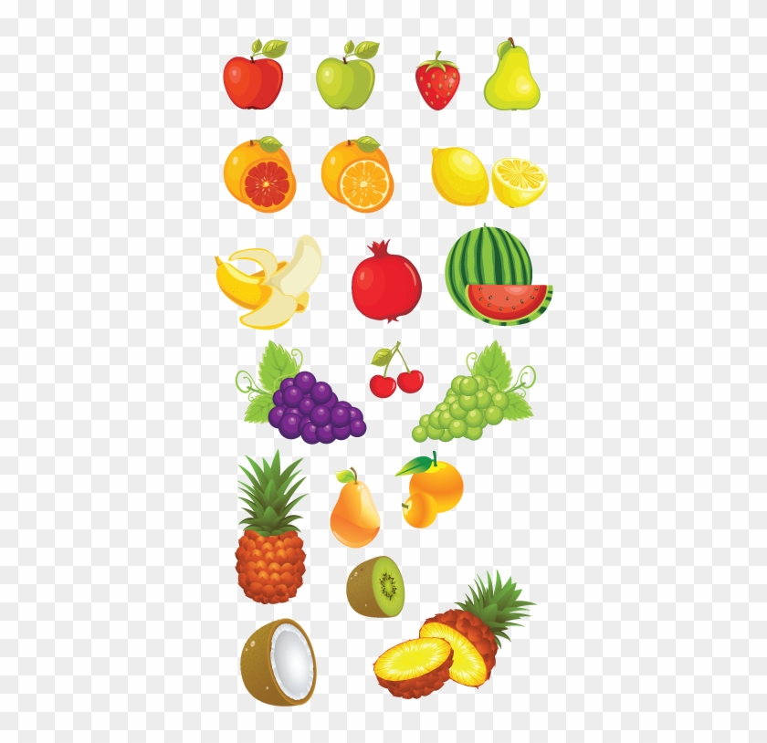 Trendy Sticker Varias Frutas With Vinilos Decorativos - Fruit Vector Free Download #613540