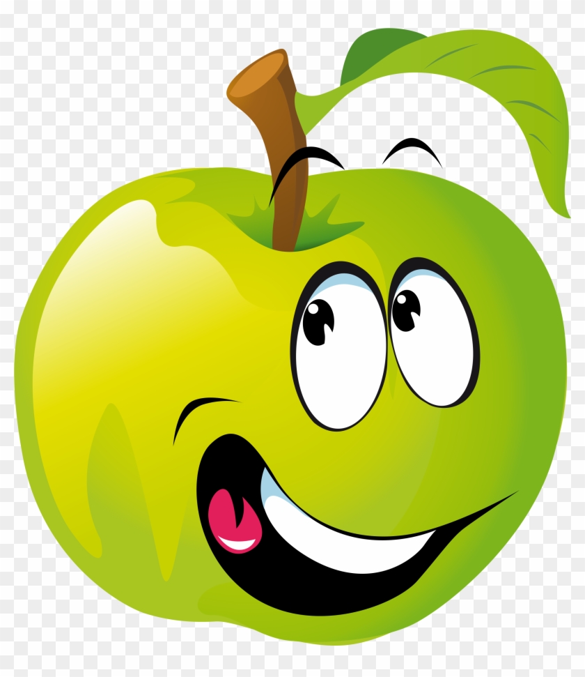 Fruit Food Smiley Clip Art - Fruit Food Smiley Clip Art #613890