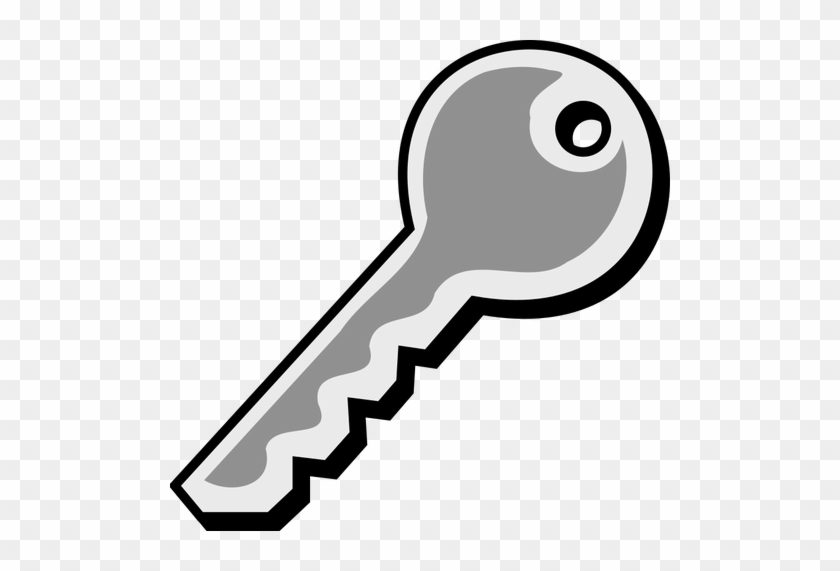 552 Skeleton Key Clip Art Free Vector Public Domain - Key Clip Art #613843