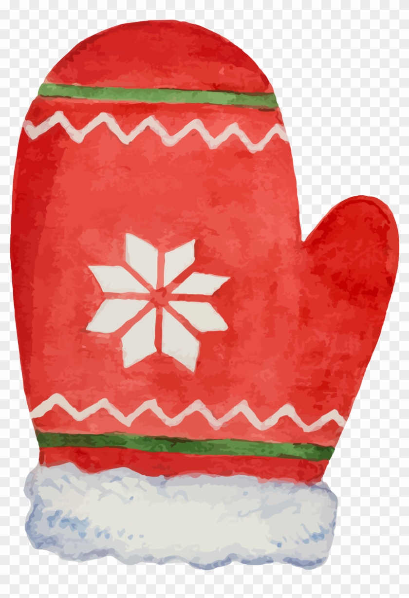 Christmas Glove Illustration - Christmas Glove Illustration #614012