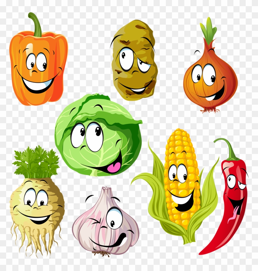 Vegetable Fruit Vegetal Drawing Dessin Animxe9 - Cartoon Vegetables Png #614003