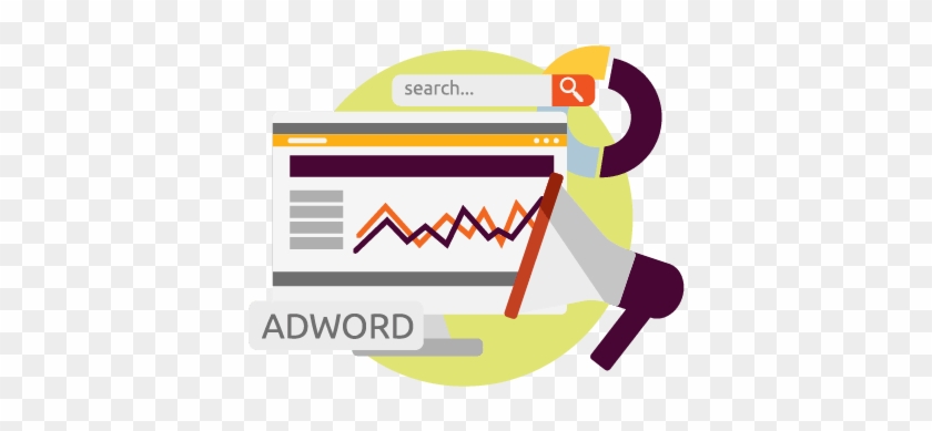 Ppc-services - Google Adwords Vector #614010