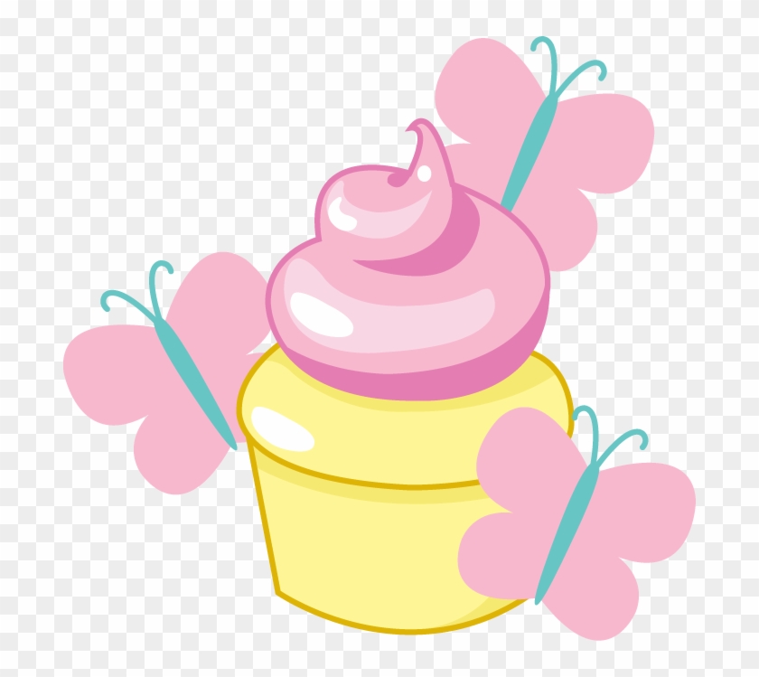 Fluttershy Cupcake By Shadowfoxgraphics - Fluttershy #614021