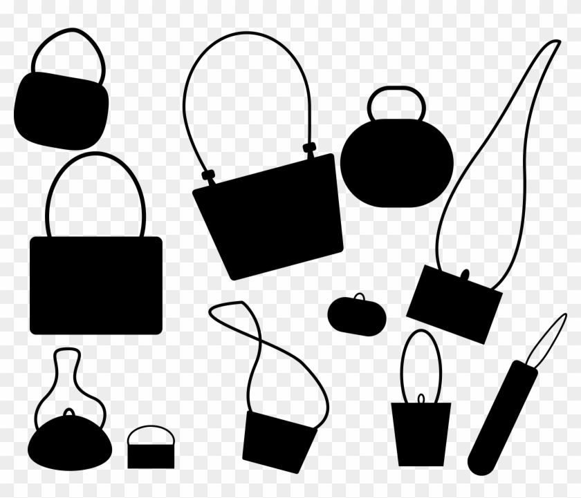 Purses Silhouettes - Handbag Silhouette #614131