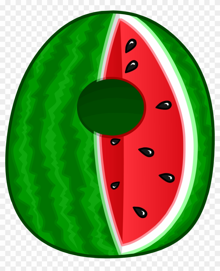 Watermelon Costume Icon - Club Penguin Watermelon #614250