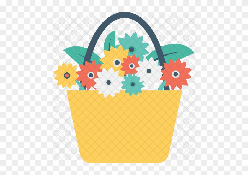 Flower Bucket Icon - Flower #614245