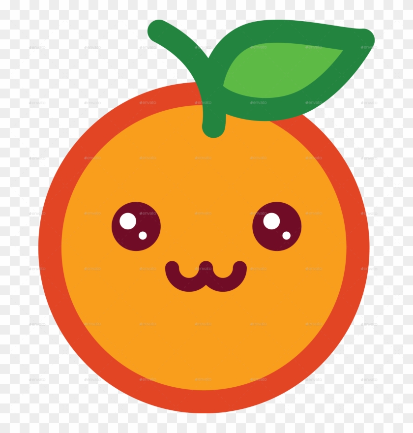 Orange Emoticon - Angry Apple #614259
