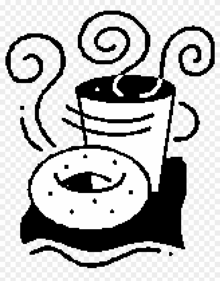Bagel And Coffee Clip Art #614301