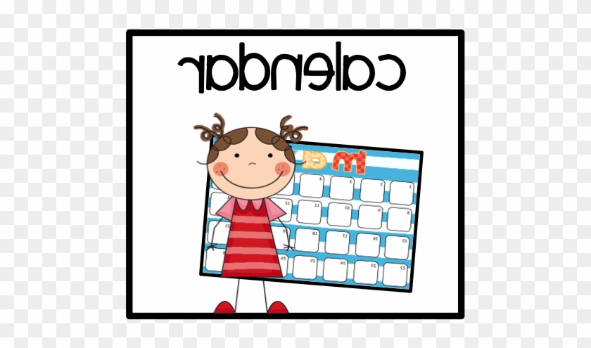 Calendar Time Clipart Png - Flat Stanley Girl Template #614390