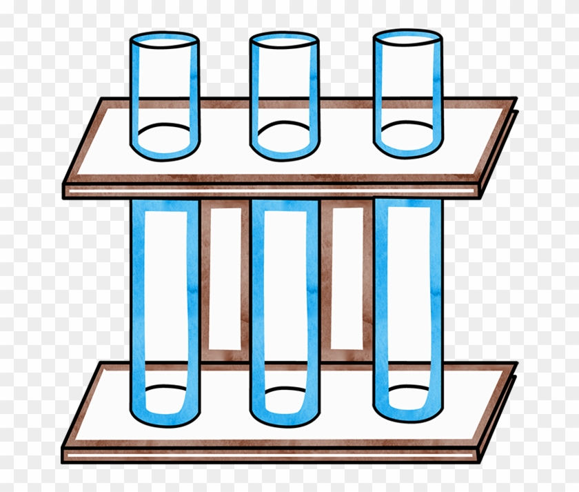 Test Clip Art For Kids - Test Tube Rack #614801