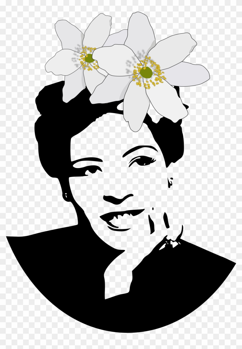 Inspiration Famous People Clip Art Medium Size - Billie Holiday Png #614803