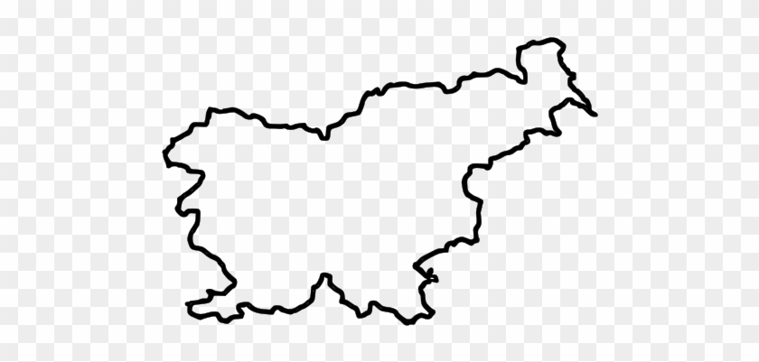 Get Notified Of Exclusive Freebies - Blank Map Of Slovenia #614837