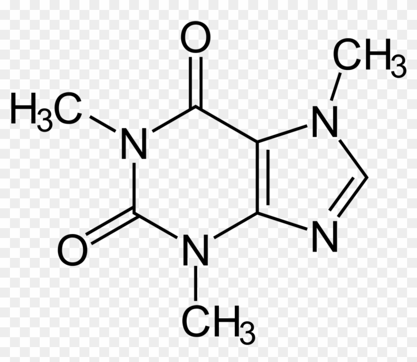How Much Caffeine Is In A Cup Of Tea Http - Molecular Structure Of Caffeine #614874