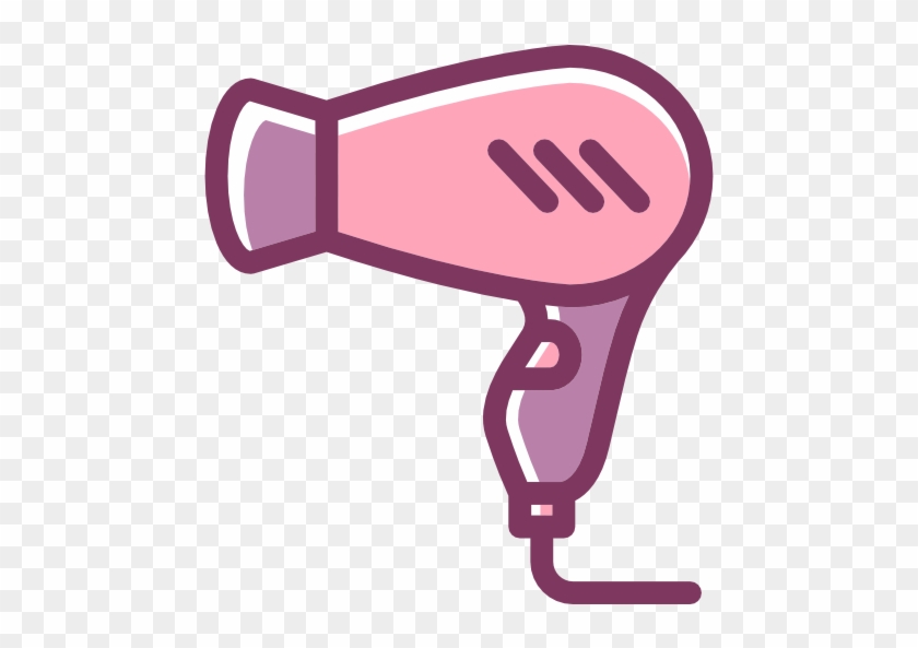 Hair Dryer Free Icon - Hair Dryer Vector Png #614889