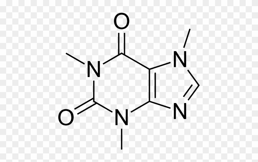 Caffeine Structure - Svg - Caffeine Structure #614914