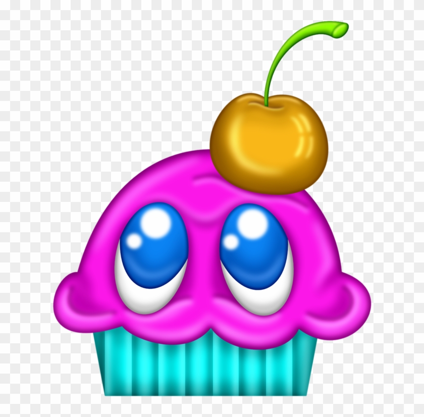 Cupcake Fruit Clip Art - Cupcake Fruit Clip Art #614993