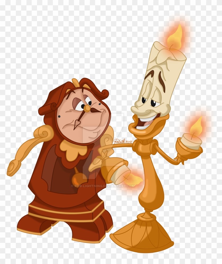 Cogsworth And Lumiere Png #615003