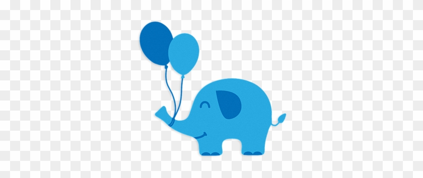 Click And Drag To Re-position The Image, If Desired - Sweet & Funny Minimal Baby Elephant With Balloons #615054
