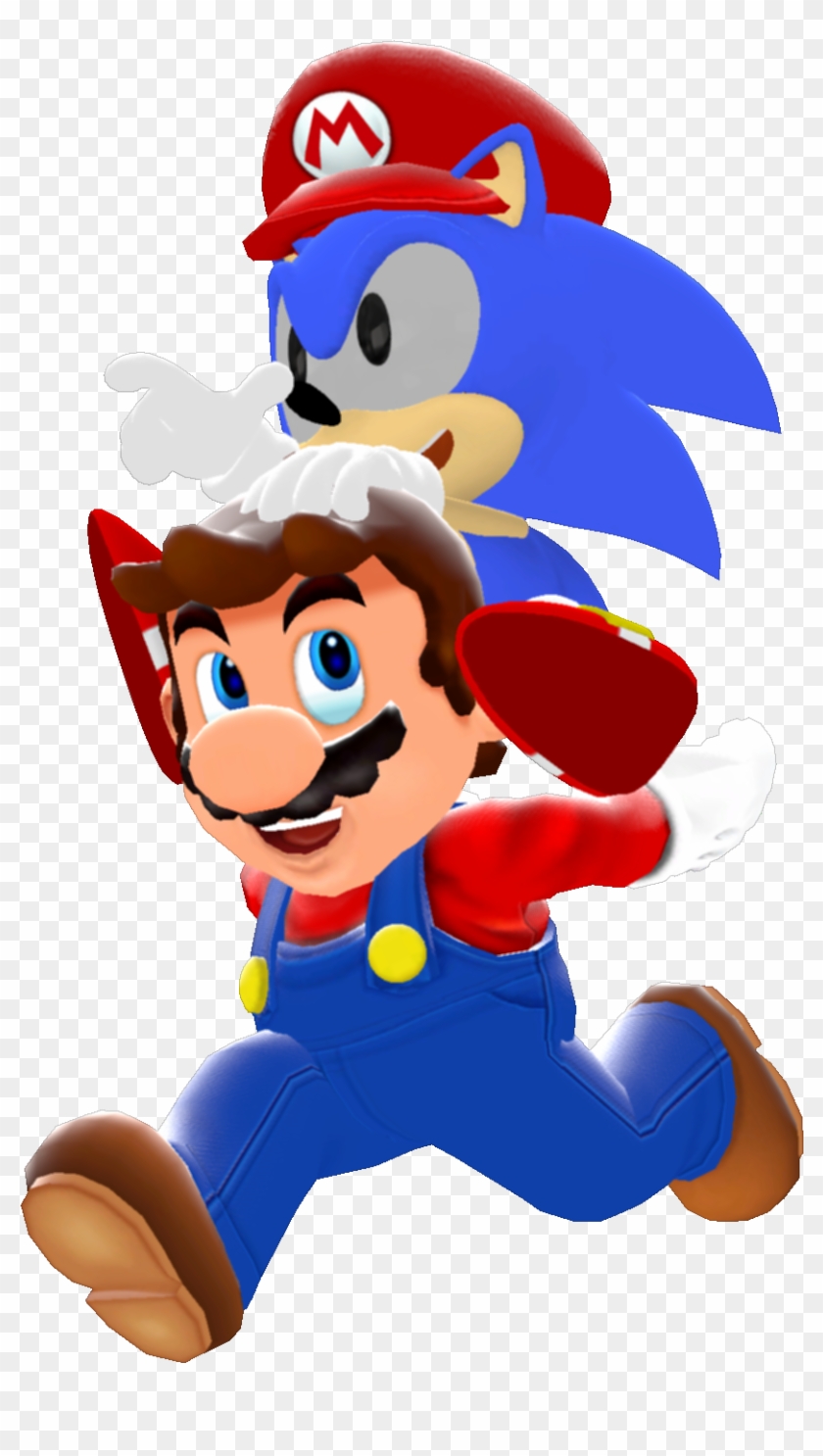 Classic Sonic And Modern Mario By Icepony64 On Deviantart - Mario And Classic Sonic #615065