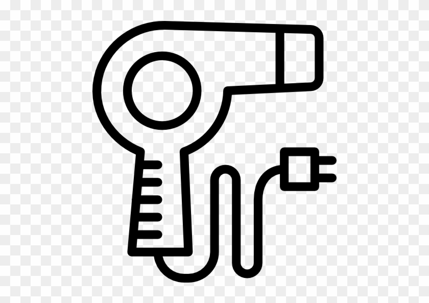 Hair Dryer Free Icon - Hairdryer Icon #615070