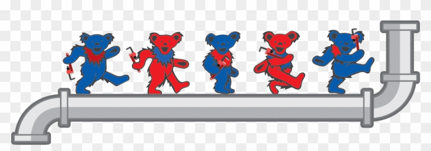 Grateful Plumber Dancing Bears - Grateful Dead Dancing Bears #615217