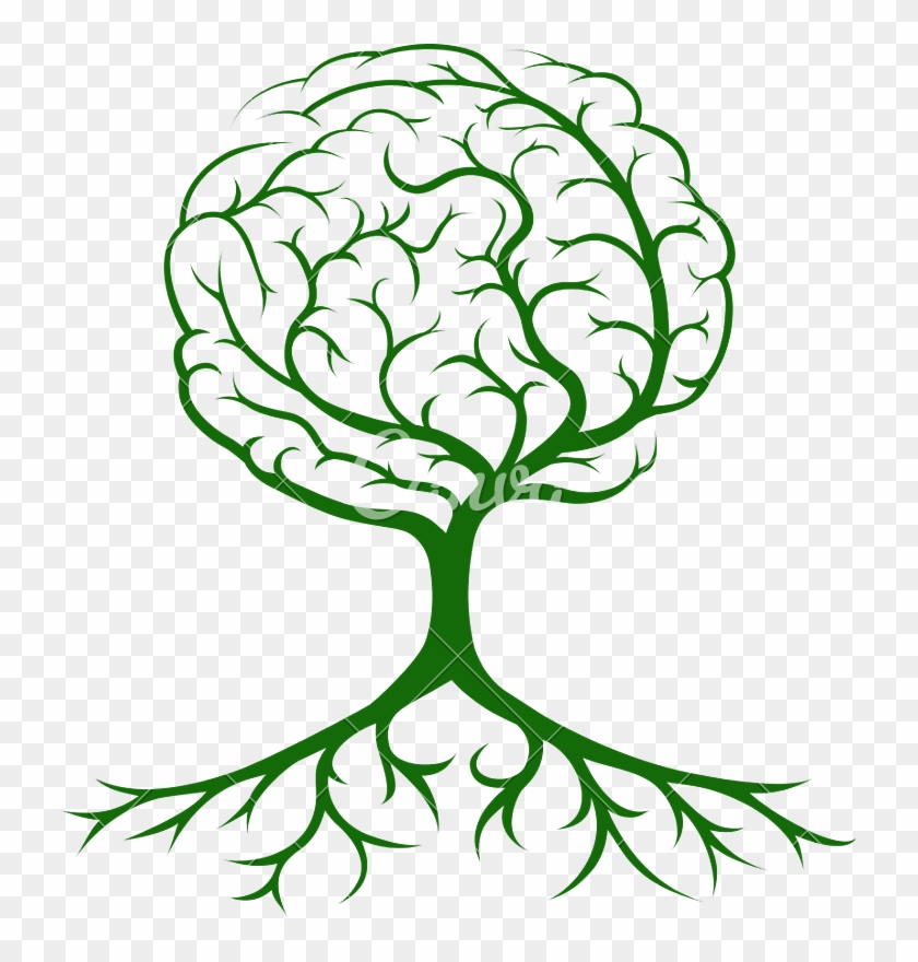 Tree Brain Concept Illustration - Plant With A Brain #615278