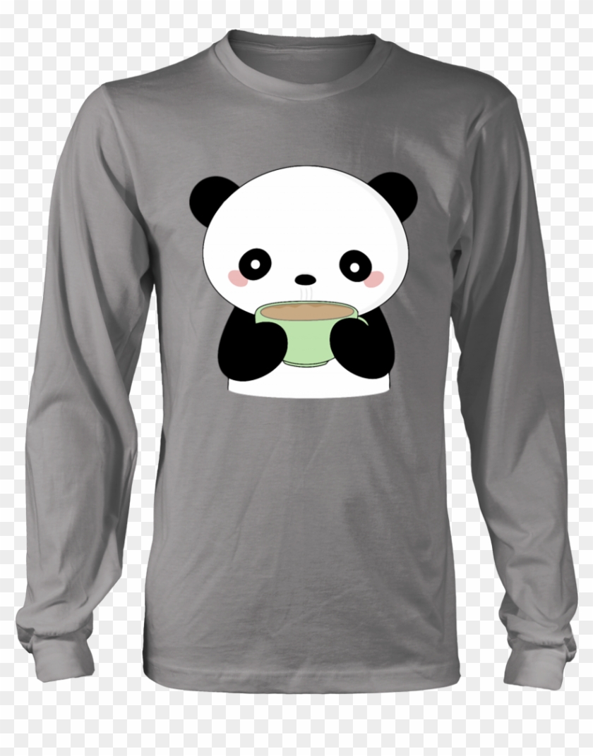 Kawaii Coffee Panda T-shirt - Love Being African, Congo #615305