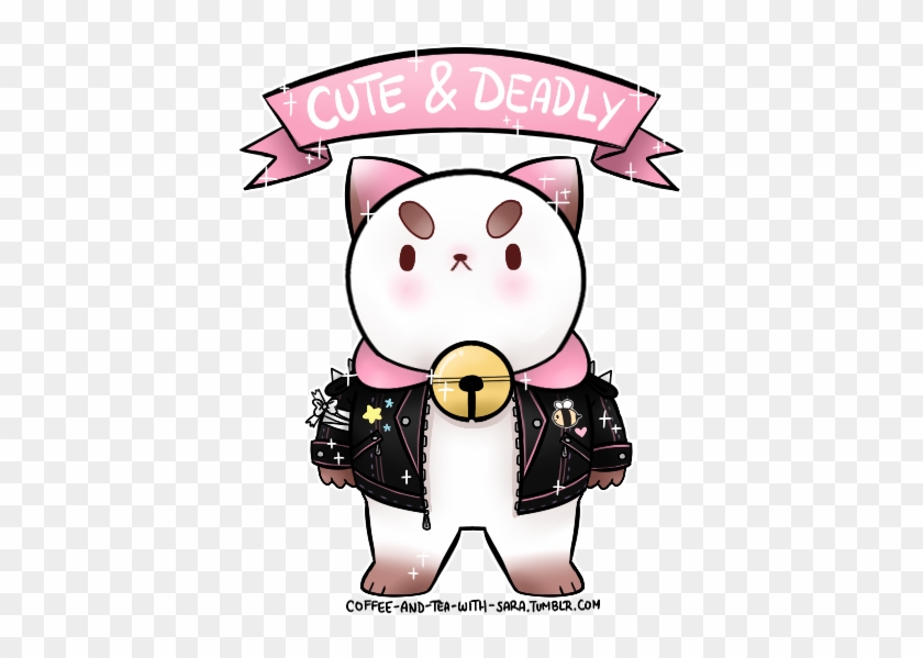 ✿ Damn It ✿ - Puppycat With Leather Jacket #615366