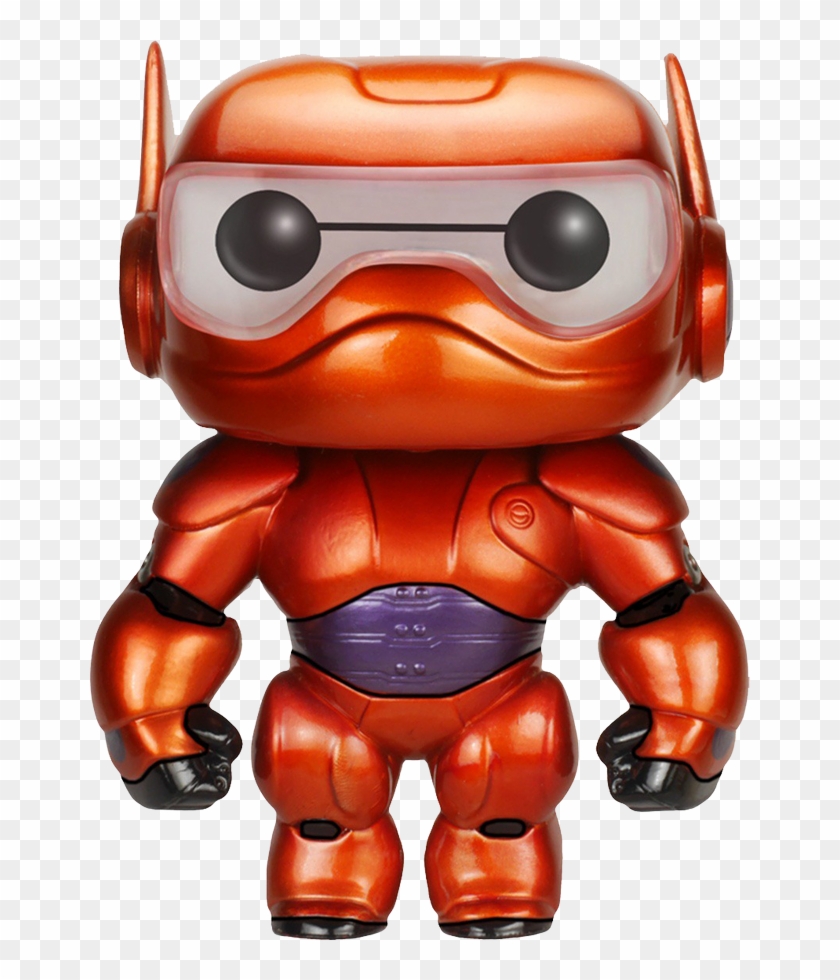 Baymax Armor Metallic 6\ - Big Hero 6 Baymax 6 Inch Metallic Pop! Vinyl Figure #615394