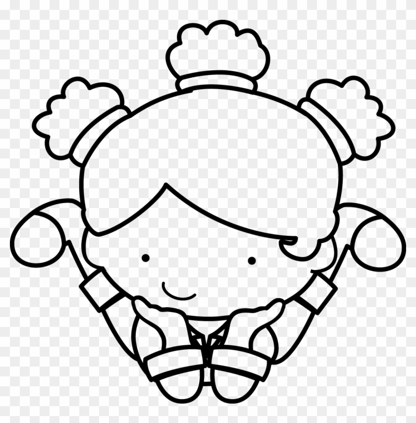 Girls Night Clip Art In Black And White - Icon #615399
