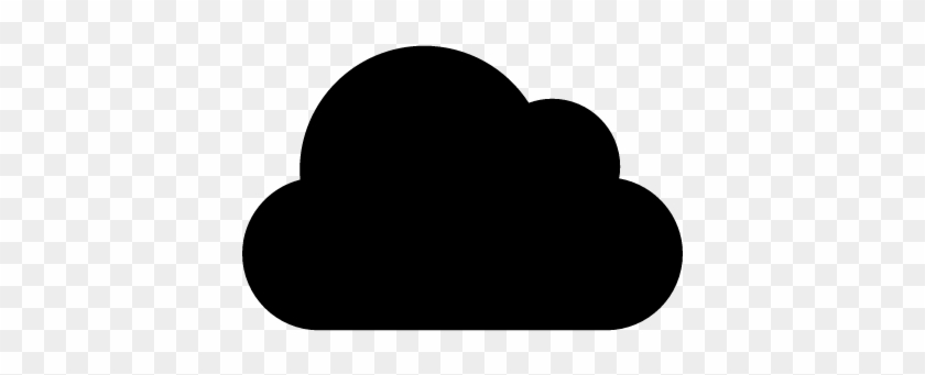 Plain Cloud Vector - Cloud Black #615531