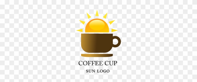 Vector Coffee Shop Sun Food Logo Inspiration Download - Coffee Shop Sun Logo #615615