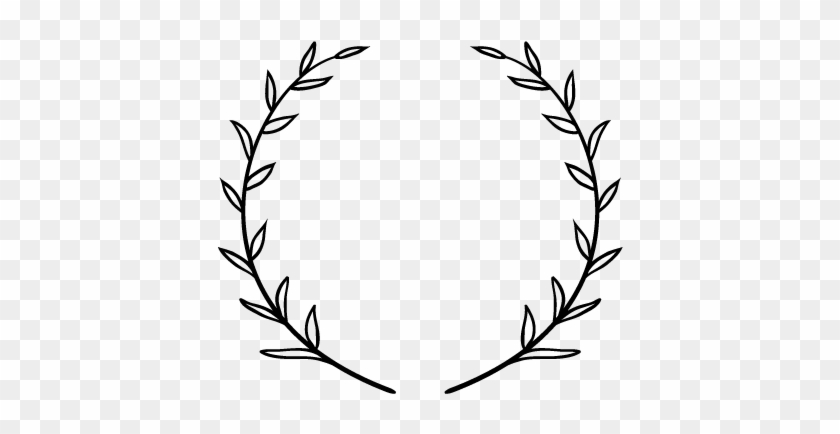 Circle Leaf Frame PNG Transparent SVG Vector