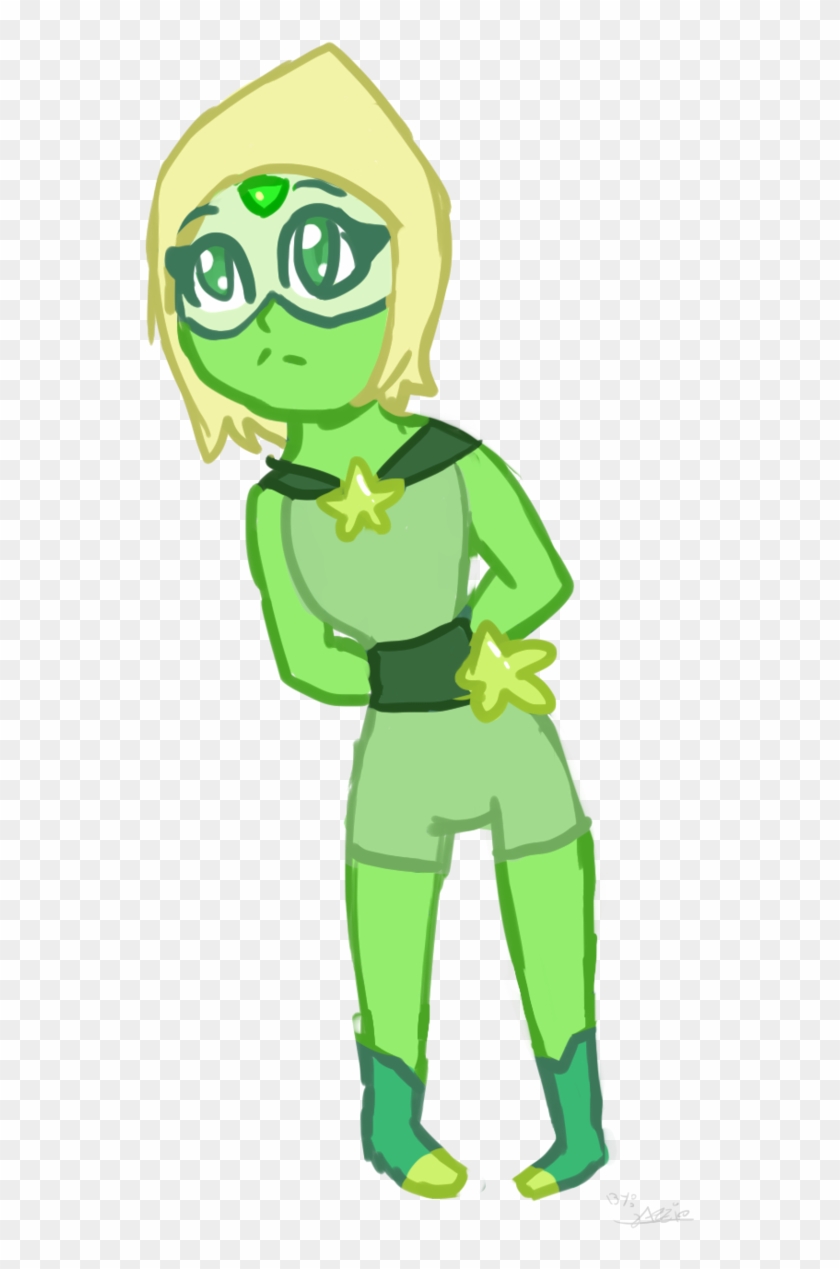 Peridot Crystal Gem By Nekokawaii237 - Cartoon #615672