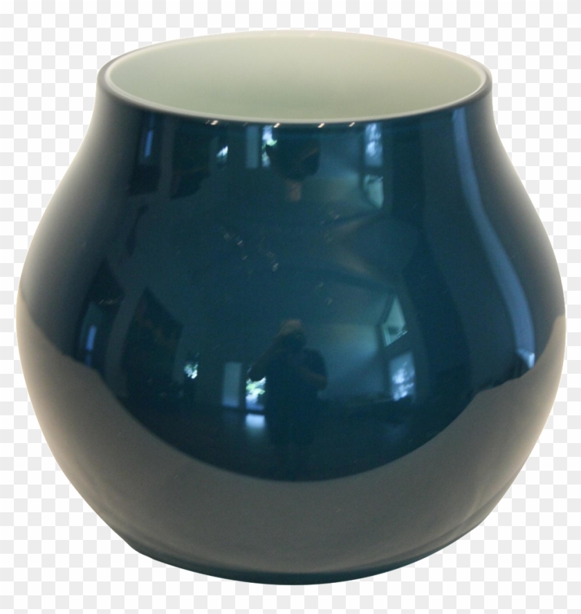 Venini Murano Peacock Blue Cased Glass Vase On Chairish - Ceramic #615725