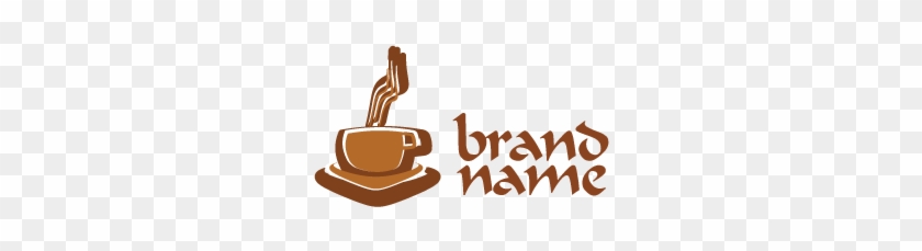 4509, Logo, Design, Brown, Orange, Coffee, Bar, Restaurant, - Grand Hyper #615732
